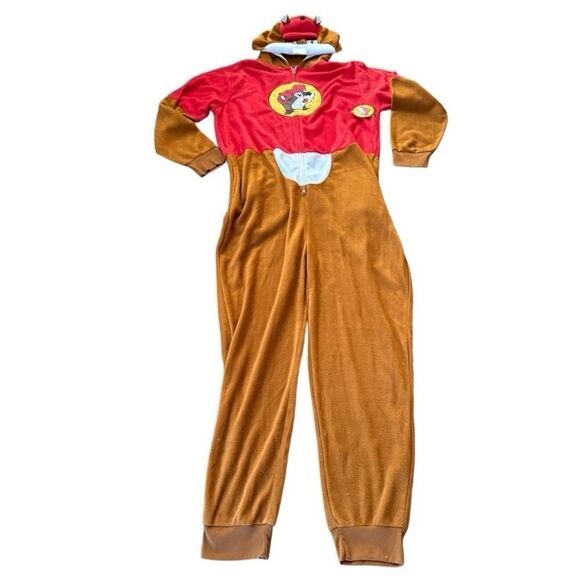 Buc-EE's Gas Station Beaver Union Suit One Piece Adult Pajamas Costume 2XL NWT - Picture 3 of 11